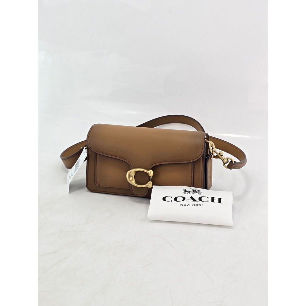 Coach Tabby 20 Shoulder Bag Womens Small Honey Brown Leather - New